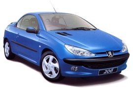 PEUGEOT 206 CC   2001 2007